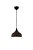 Lustre/Pendente Mini Gota Preto c/ Cobre E27- Estilo Industrial Moderno - Imagem 1