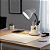 Luminária Organizadora de Mesa Branca Estudo e Home Office Bivolt E27 - Imagem 4