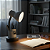 Luminária Organizadora de Mesa Cinza Estudo e Home Office Bivolt E27 - Imagem 4
