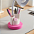 Luminária Organizadora de Mesa Rosa Pink Estudo e Home Office Bivolt E27 - Imagem 3