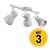 Kit 3 Spot Trilho Octa Plus Branco 3xE27 - Imagem 1