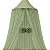 Dossel Tenda Mosquiteiro Com Pingente Pompom - Verde - prontaentrega - Imagem 1