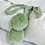 Ninho Básico - Malha Jacquard - Branco / Verde Plantação - Cordão Tricot - Pingente Pompom - Imagem 4