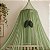 Dossel Tenda Mosquiteiro - Verde - Com Pingente Folhas - Imagem 2