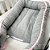 Ninho Básico - Malha Jacquard - Cinza / Rosa Baby - Cordão Tricot - Pingente Coração - Imagem 5