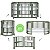 Berço Crescer - Evolutivo - 4 em 1 - Oval - Verde - Imagem 1