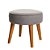 Puff Slim - Linho Cinza - Tecido 360C - Imagem 1