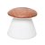 Puff Cogumelo - Tampo Em Courino 200B - Tecido Boucle Speciale 1 - Imagem 1