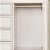 Cômoda Entalhada - 5 Gavetas e 1 porta - Branco Provençal Com Tampo Mel - Imagem 5