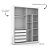 Guarda-Roupa Tutto New - 4 Portas - Branco Soft - 70097 - prontaentrega - Imagem 3