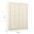 Guarda-Roupa Tutto New - 4 Portas - Off White - 70793 - Imagem 4