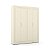 Armário Roupeiro Tutto New - 4 Portas - Off White - 70793 - Imagem 1