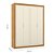 Guarda-Roupa Tutto New - 4 Portas - Freijó / Off White - 70795 - prontaentrega - Imagem 4