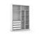 Armário Roupeiro Tutto New - 2 Portas De Correr - Branco - 70350 - prontaentrega - Imagem 2