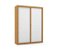 Armário Roupeiro Tutto New - 2 Portas De Correr - Branco / Freijó - 70797 - prontaentrega - Imagem 1