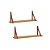 Kit 2 Prateleiras Gold - Freijó - 51543 - Imagem 1