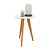 Mesa Lateral Liv - Branco Soft / Eco Wood - 51413 - prontaentrega - Imagem 1