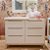 Quarto Completo - Cozy - Berço + Cômoda 6 Gavetas + Roupeiro 3 Portas - Branco Com Carvalho - BRINDE: Poltrona Sonhos com Puff e Balanço: Tecido Linho Bege - prontaentrega - Imagem 7