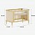 Combo Paglia - Berço 3 em 1 + Cômoda Paglia 4 Gavetas Com 1 Tela Rattan - Imagem 10