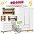 Quarto Completo - Berço Sleep Madeira + Comoda Nature com Porta 20568  + Roupeiro 3 Portas Nature 71290 - Poltrona Sonhos Com Puff de BRINDE - Linho Bege - Imagem 1