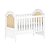Berço Classic Provençal - 2 em 1 - Branco com Palha - Imagem 1