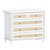 Cômoda Classic Premium  - Branco com Palha - Imagem 1