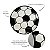 Tapete Infantil Formato Bola De Futebol - Redondo - Imagem 5