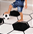 Tapete - Bola De Futebol Cinza - Redondo - Imagem 2