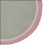 Tapete - Borda Degrade Rosa - Redondo - Imagem 4