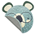 Tapete - Rosto Koala - Redondo - Imagem 3