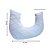 Almofada De Amamentação - Tricot - Azul Sky 016 - prontaentrega - Imagem 6