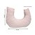 Almofada De Amamentação - Tricot - Rosa Pastel 003 - prontaentrega - Imagem 6