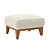 Puff Alfa - Bege - Tecido 300C - prontaentrega - Imagem 1