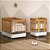 Berço Evolutivo - 3 em 1 - Nido - Freijó / Branco Soft / Eco Wood - 61648 - Imagem 2