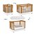 Berço Evolutivo - 3 em 1 - Nido - Freijó / Branco Soft / Eco Wood - 61648 - Imagem 5