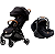 Combo Parcel - Carrinho + Bebê Conforto - Eclipse Preto - Imagem 1