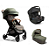 Combo Parcel - 4 em 1 - Carrinho + Bebê Conforto + Moisés + Base Isofix - Verde Pine - Imagem 1