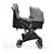Combo Parcel - 4 em 1 - Carrinho + Bebê Conforto + Moisés + Base Isofix - Cinza Carbon - Imagem 3