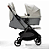 Combo Parcel - 4 em 1 - Carrinho + Bebê Conforto + Moisés + Base Isofix - Cinza Oyster - Imagem 3