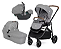 Combo Versatrax - Carrinho + Bebê Conforto + Base Isofix + Moisés - Cinza Pebble - Joie - Imagem 1