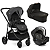 Combo  Versatrax - Carrinho + Bebê Conforto + Base Isofix + Moisés - Preto Pavement - Joie - Imagem 1