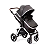 Combo Carrinho 4 em 1 - Carrinho + Bebê conforto + Moisés + Base - Kansas - Silver Preto - Imagem 3