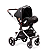 Combo Carrinho 4 em 1 - Carrinho + Bebê conforto + Moisés + Base - Kansas - Silver Preto - Imagem 4