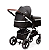 Combo Carrinho 4 em 1 - Carrinho + Bebê conforto + Moisés + Base - Kansas - Silver Preto - Imagem 5