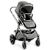 Combo Demi Grow - Carrinho + Moisés + Bebê Conforto + Base Isofix - Nuna - Cinza Treaded - Imagem 3