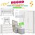 Quarto Completo - Berço Sleep 3 em 1 + Cômoda 6 Gavetas Cozy + Roupeiro 3 Portas Cozy - Branco - BRINDE: Poltrona Sonhos com Puff e Balanço: Tecido Linho Bege - Imagem 1