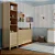 Torre Soley - 3 Gavetas Com Prateleiras -  - Carvalho Malva - Imagem 3