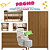 Quarto Completo – Berço Evolutivo Sleep 3 em 1 Madeira + Cômoda Soley com Porta Madeira + Guarda-Roupa 2 Portas Madeira  + Poltrona de Brinde modelo Sonhos com Puff Linho Bege - Imagem 1