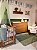 Quarto Completo – Berço Evolutivo Sleep 3 em 1 Madeira + Cômoda Soley com Porta Madeira + Guarda-Roupa 2 Portas Madeira  + Poltrona de Brinde modelo Sonhos com Puff Linho Bege - Imagem 4