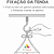 Dossel Tenda Mosquiteiro - Off White - Ursos - Imagem 3